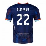 Camiseta De Futbol Paises Bajos Jugador Dumfries Segunda 2024-2025