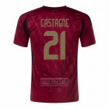 Camiseta De Futbol Belgica Jugador Castagne Primera 2024