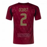 Camiseta De Futbol Belgica Jugador Debast Primera 2024