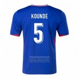 Camiseta De Futbol Francia Jugador Kounde Primera 2024