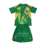Camiseta De Futbol Italia Portero Nino 2024-2025 Verde