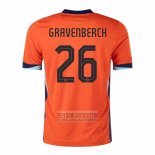 Camiseta De Futbol Paises Bajos Jugador Gravenberch Primera 2024-2025