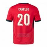 Camiseta De Futbol Portugal Jugador Cancelo Primera 2024