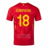 Camiseta De Futbol Espana Jugador Zubimendi Primera 2024