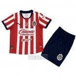 Camiseta De Futbol Guadalajara Primera Nino 2024-2025