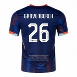 Camiseta De Futbol Paises Bajos Jugador Gravenberch Segunda 2024-2025
