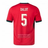 Camiseta De Futbol Portugal Jugador Dalot Primera 2024