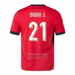 Camiseta De Futbol Portugal Jugador Diogo J. Primera 2024