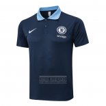 Camiseta De Futbol Polo del Chelsea 2024-2025 Azul