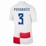 Camiseta De Futbol Croacia Jugador Pongracic Primera 2024