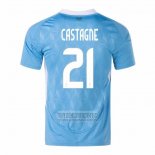 Camiseta De Futbol Belgica Jugador Castagne Segunda 2024