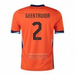 Camiseta De Futbol Paises Bajos Jugador Geertruida Primera 2024-2025