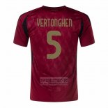Camiseta De Futbol Belgica Jugador Vertonghen Primera 2024