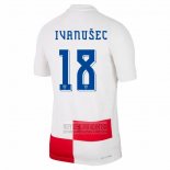 Camiseta De Futbol Croacia Jugador Ivanusec Primera 2024