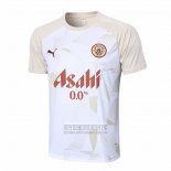 Camiseta De Futbol de Entrenamiento Manchester City 2024-2025 Amarillo