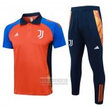 Conjunto Polo del Juventus 2024-2025 Naranja