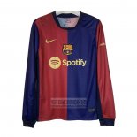 Camiseta De Futbol Barcelona Primera Manga Larga 2024-2025