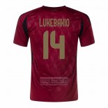 Camiseta De Futbol Belgica Jugador Lukebakio Primera 2024