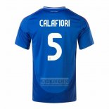 Camiseta De Futbol Italia Jugador Calafiori Primera 2024-2025