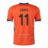 Camiseta De Futbol Paises Bajos Jugador Gakpo Primera 2024-2025