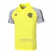 Camiseta De Futbol Polo del Flamengo 2024-2025 Amarillo