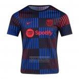 Camiseta De Futbol Pre Partido del Barcelona 2024 Azul