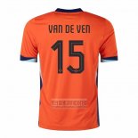 Camiseta De Futbol Paises Bajos Jugador Van de Ven Primera 2024-2025