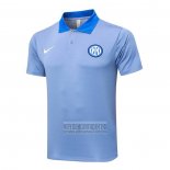 Camiseta De Futbol Polo del Inter Milan 2024-2025 Azul
