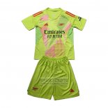 Camiseta De Futbol Arsenal Portero Nino 2024-2025 Verde