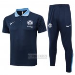 Conjunto Polo del Chelsea 2024-2025 Azul